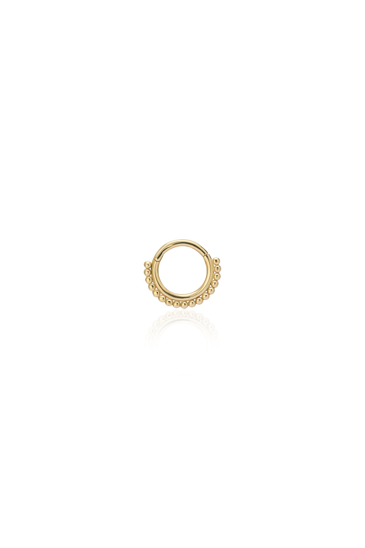 Taşsız Toplu Halka Helix Altın Piercing - O'an Jewelry