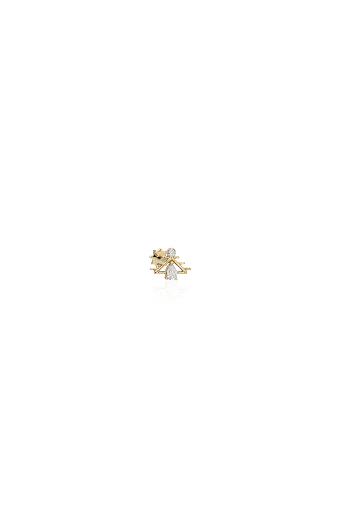 Dreamcatcher Tragus Altın Piercing - O'an Jewelry