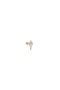 Taşlı Tragus Altın Piercing - O'an Jewelry
