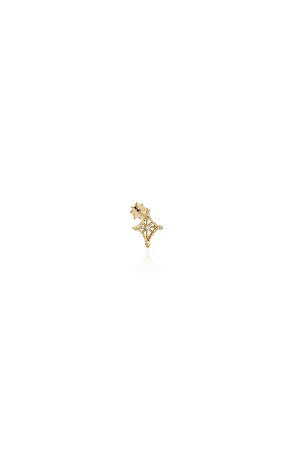 Karo Tragus Altın Piercing - O'an Jewelry