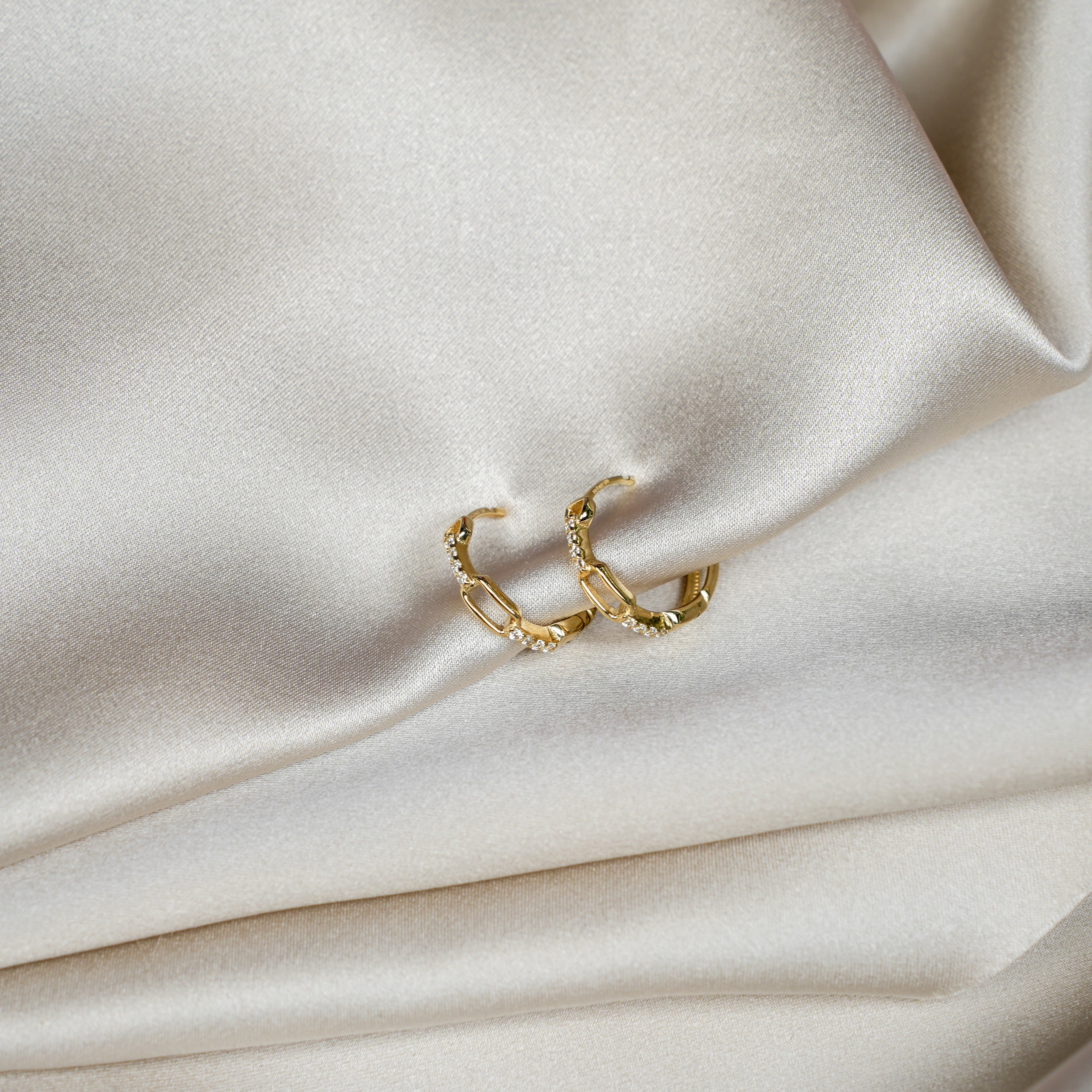 Link Taşlı Küpe - O'an Jewelry