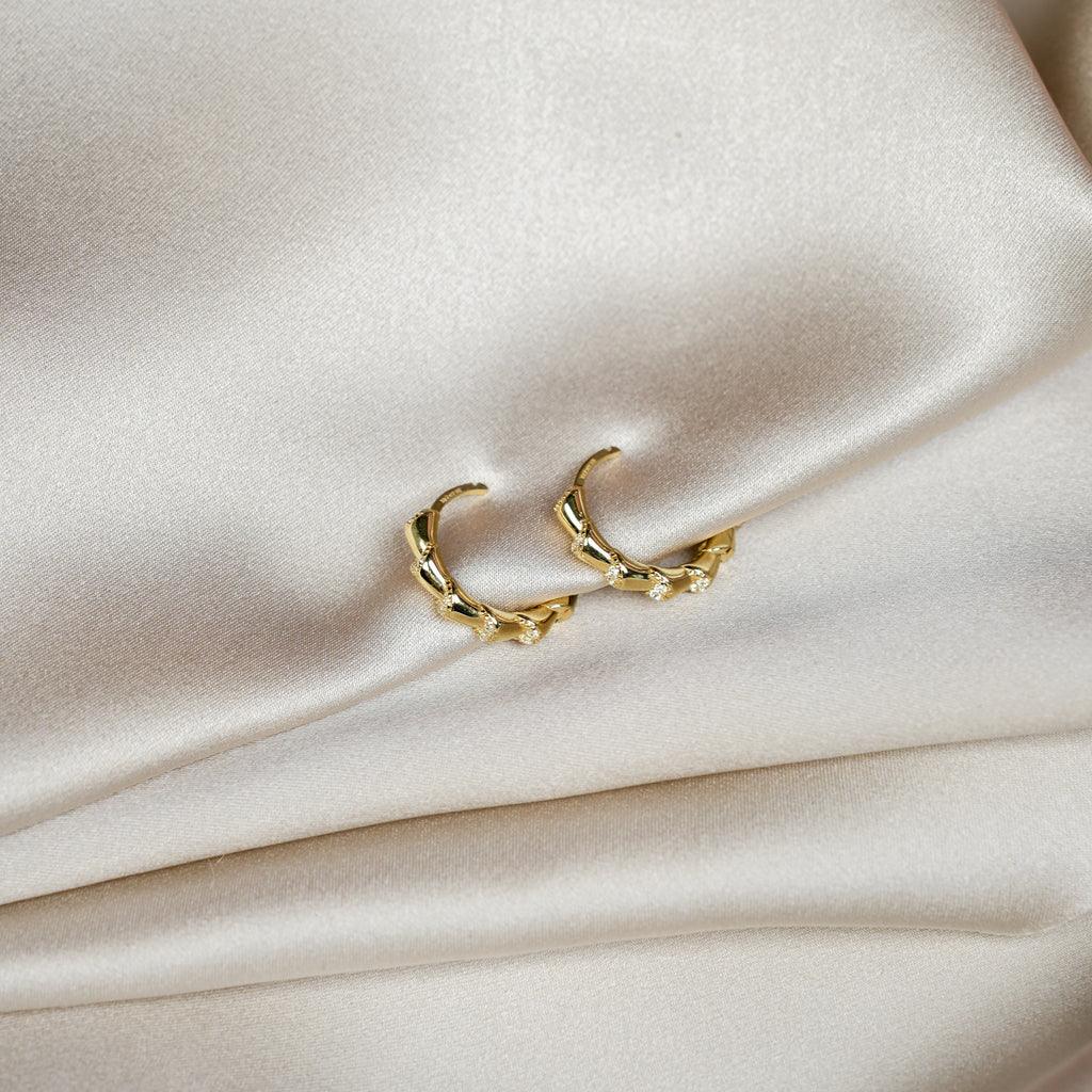 Viper Taşlı Küpe - O'an Jewelry