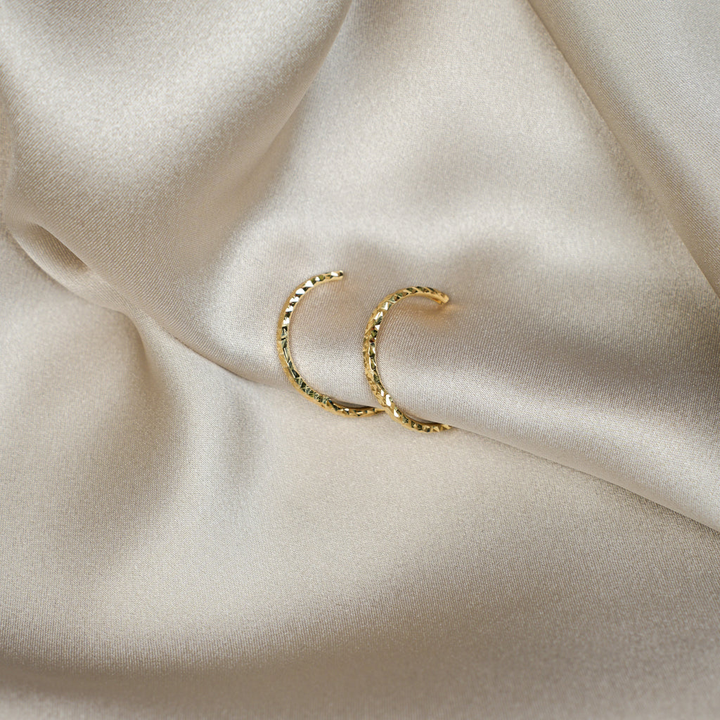 Facet Sade Küpe - O'an Jewelry