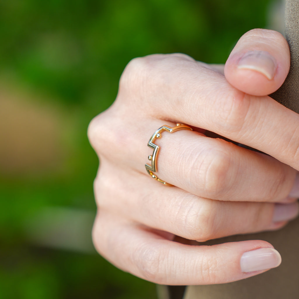 Maze Altın Yüzük - O'an Jewelry