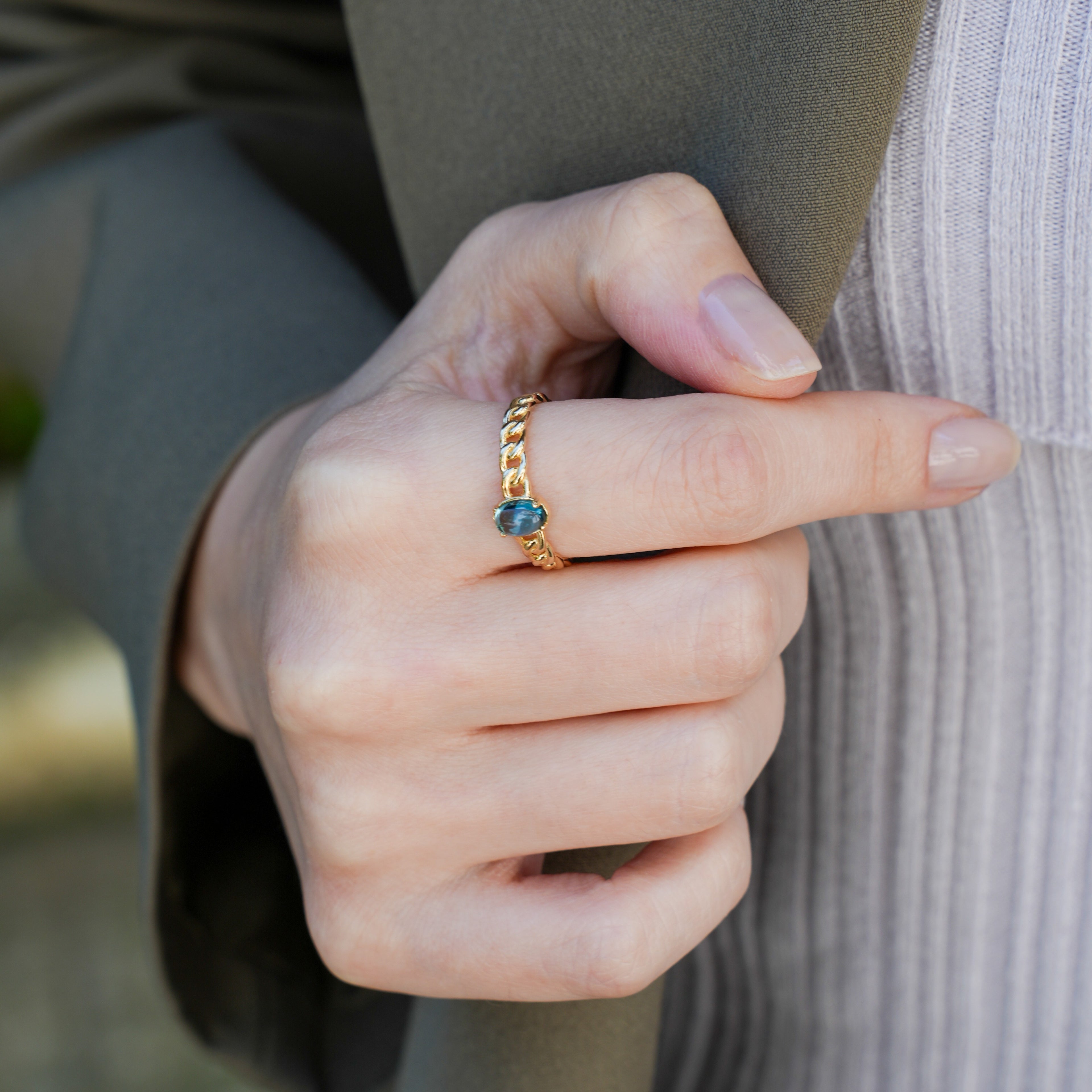 Azure Zincir Yüzük - O'an Jewelry