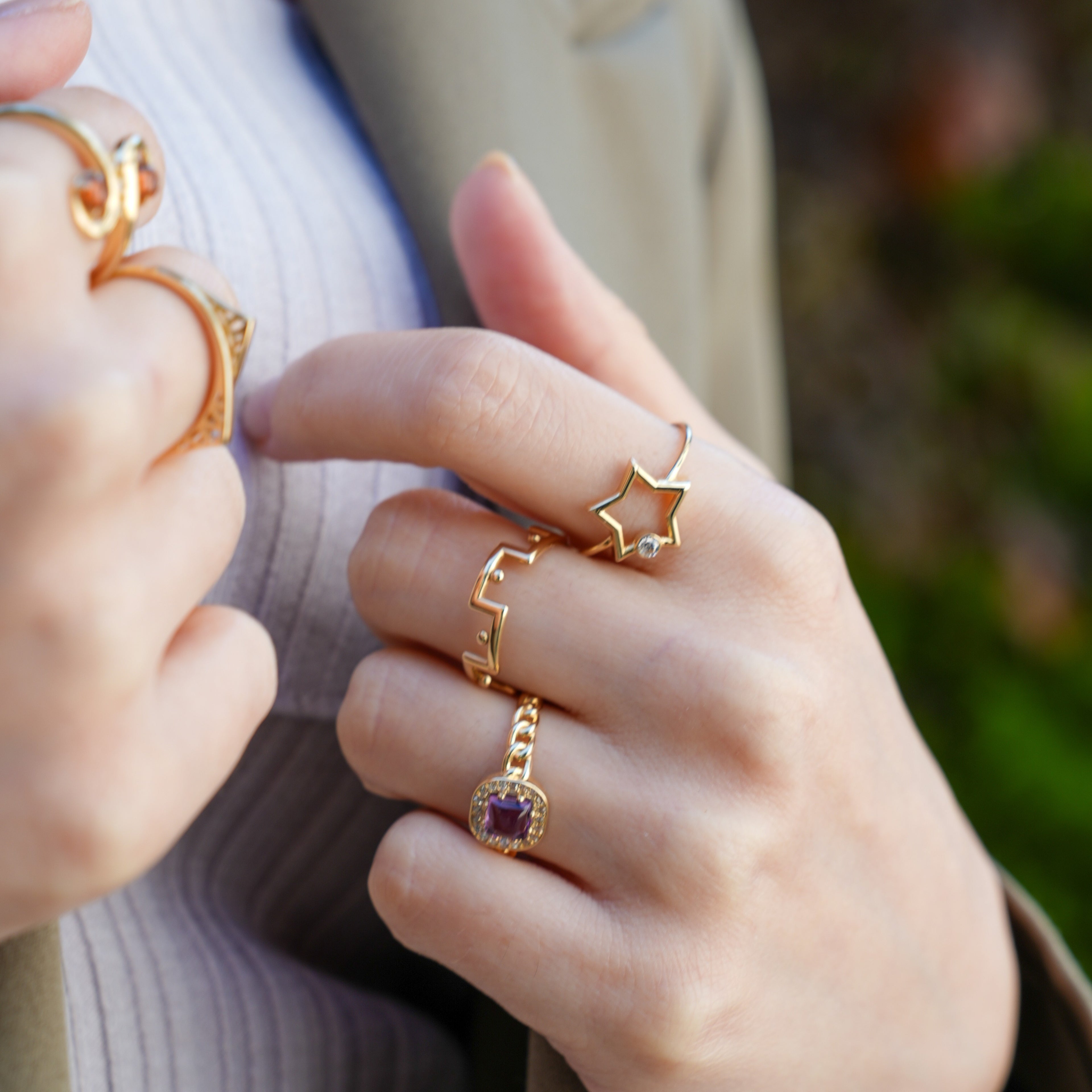 Maze Altın Yüzük - O'an Jewelry