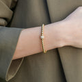 Taşlı Stretch Altın Bileklik - O'an Jewelry
