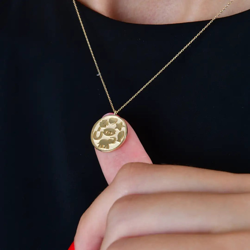 Yuvarlak Şans Kolye - O'an Jewelry