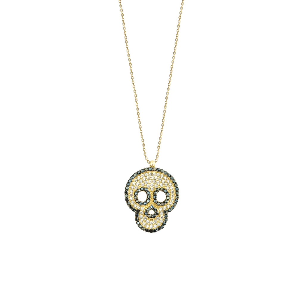 Taşlı Kurukafa Kolye - O'an Jewelry