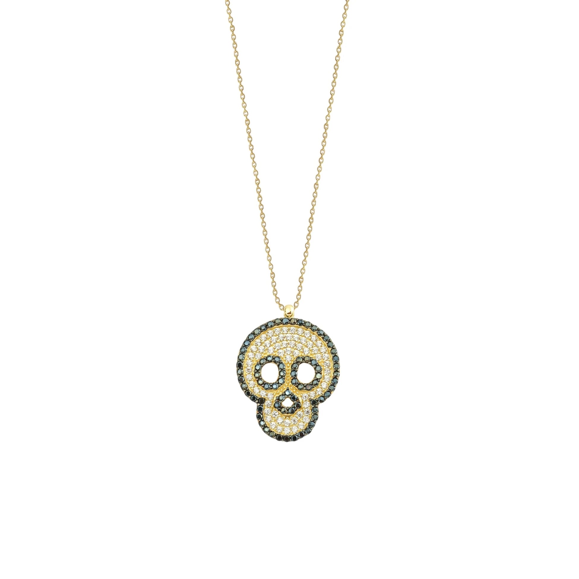 Taşlı Kurukafa Kolye - O'an Jewelry
