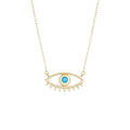 Mavi Boncuklu Göz Kolye - O'an Jewelry