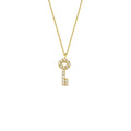 Minimal Taşlı Anahtar Kolye - O'an Jewelry