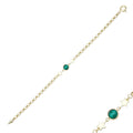 Malahit Yıldızlı Bileklik - O'an Jewelry