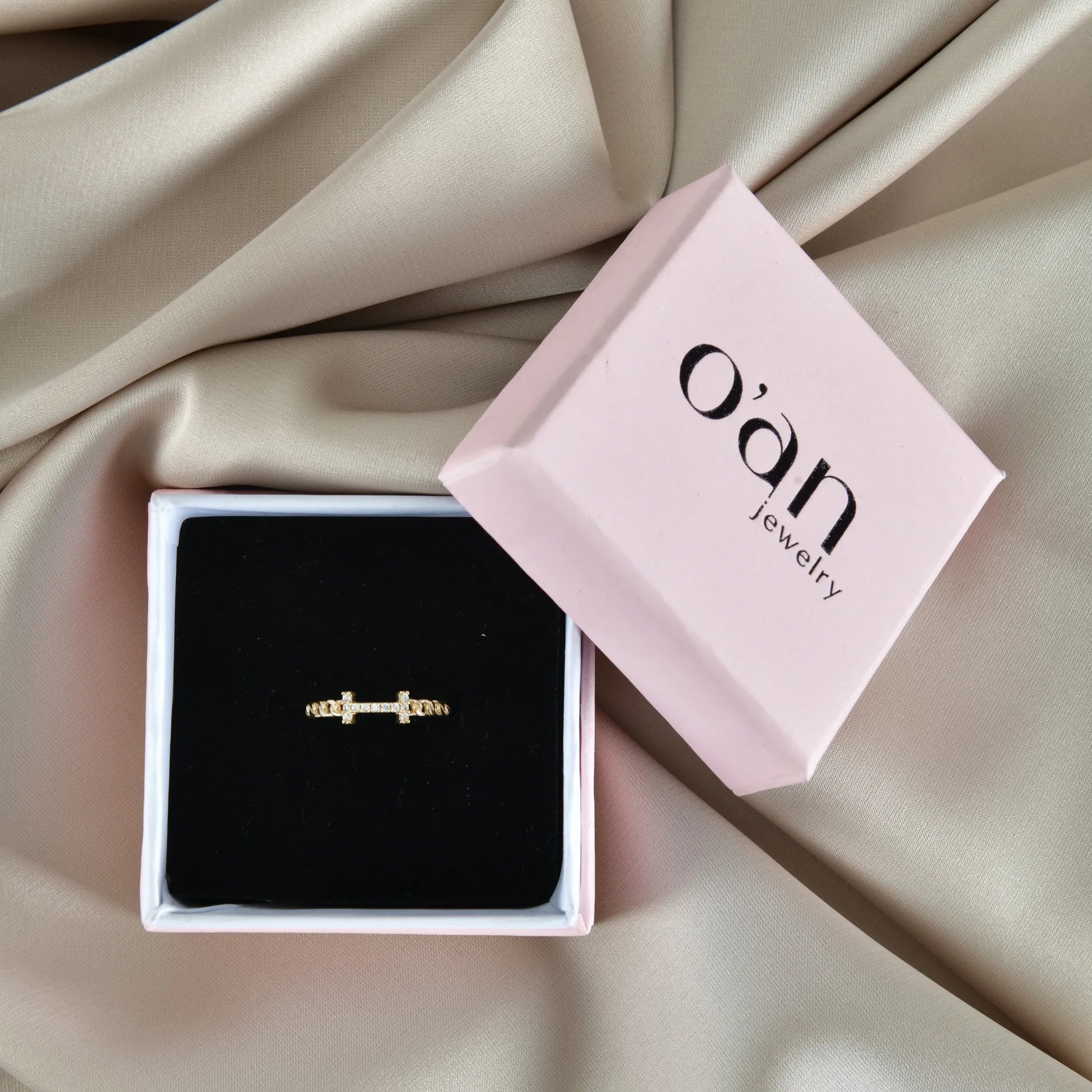Minimal T Yüzük - O'an Jewelry