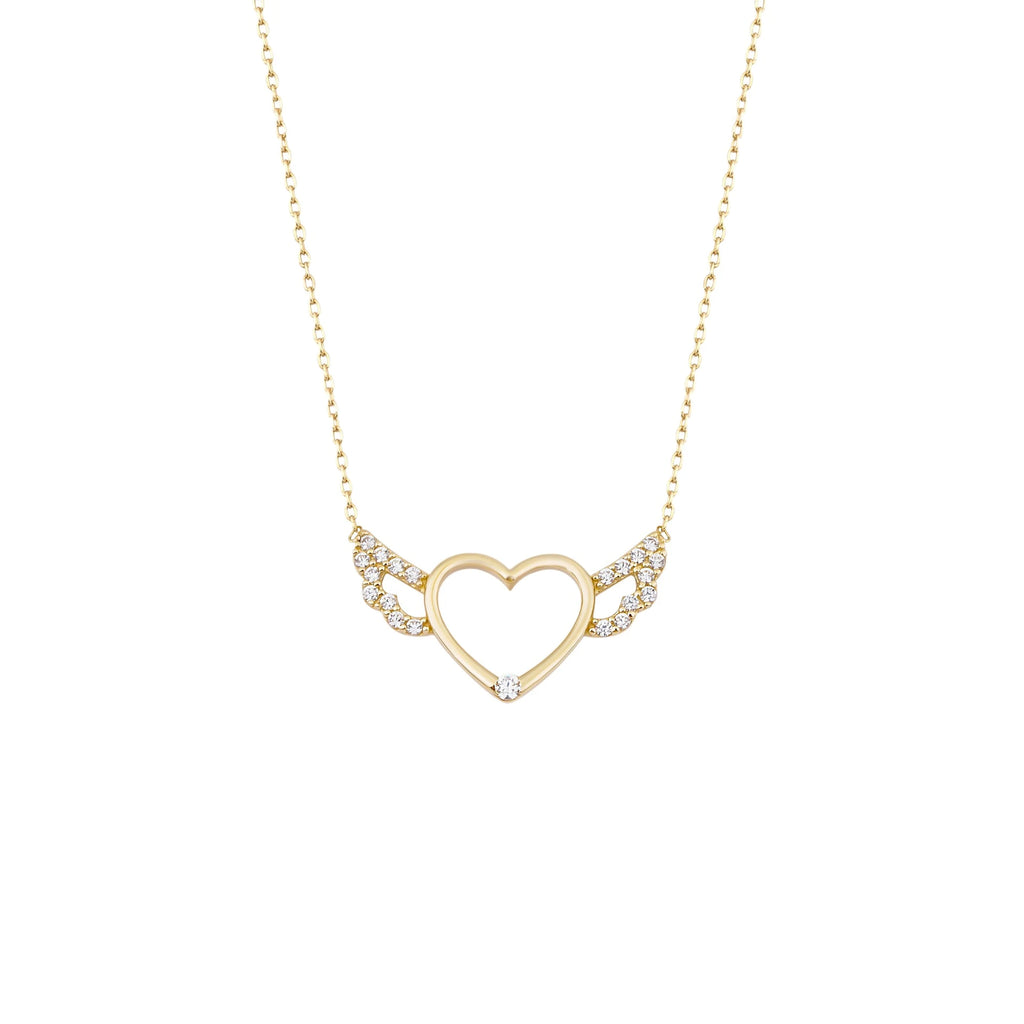 Kanatlı Kalp Kolye - O'an Jewelry