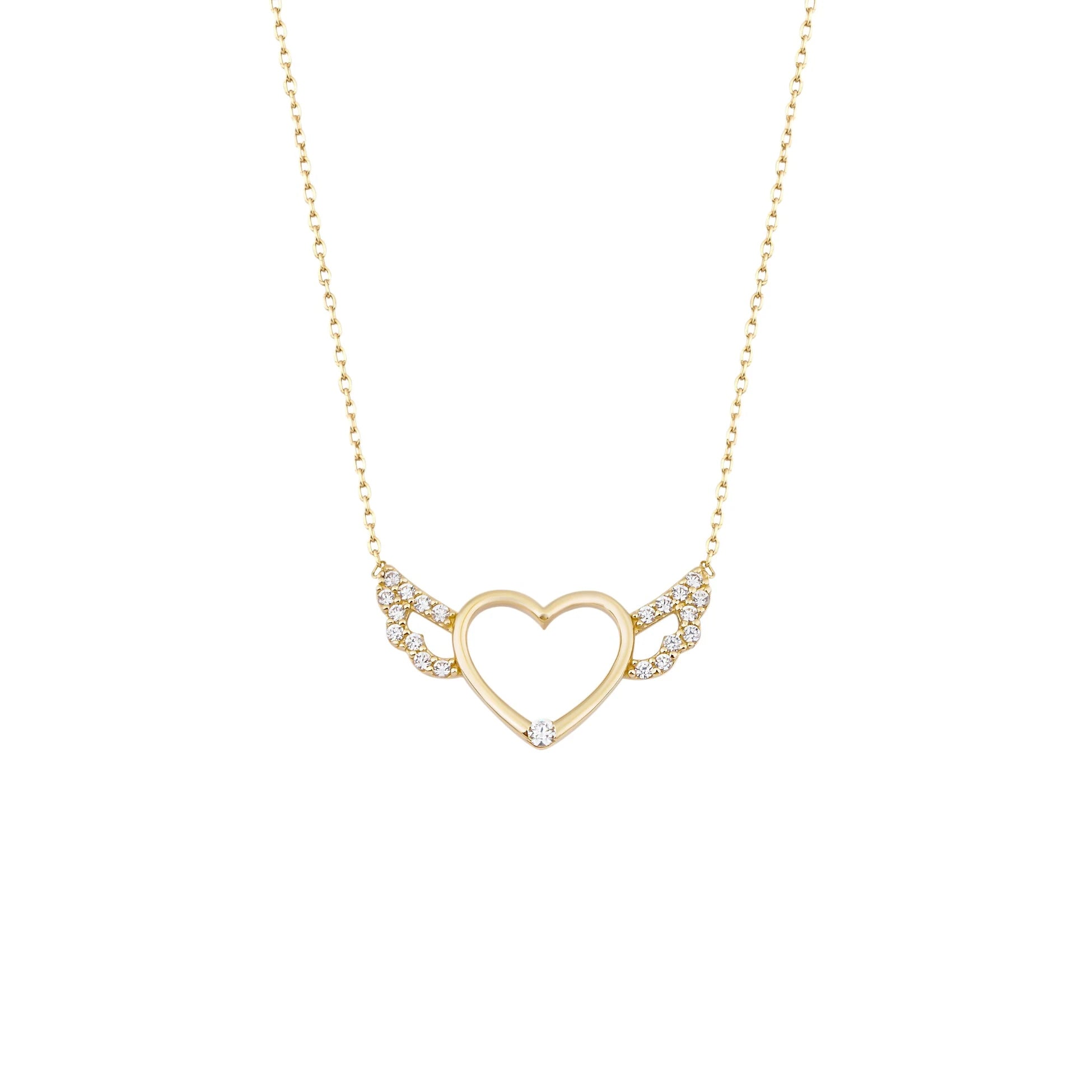 Kanatlı Kalp Kolye - O'an Jewelry