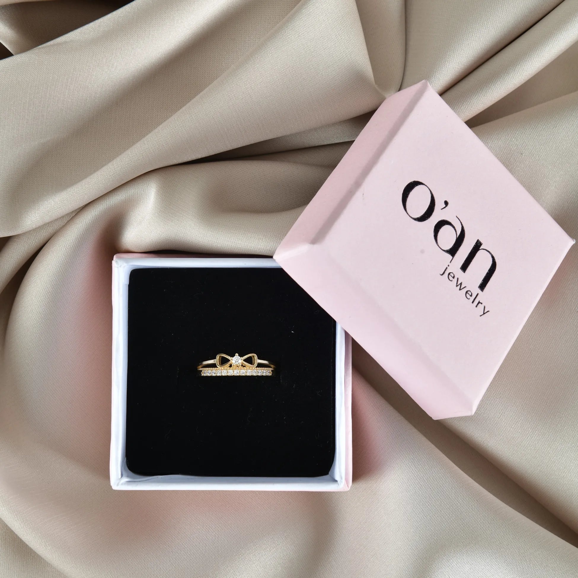 Minimal Fiyonk Yüzük - O'an Jewelry