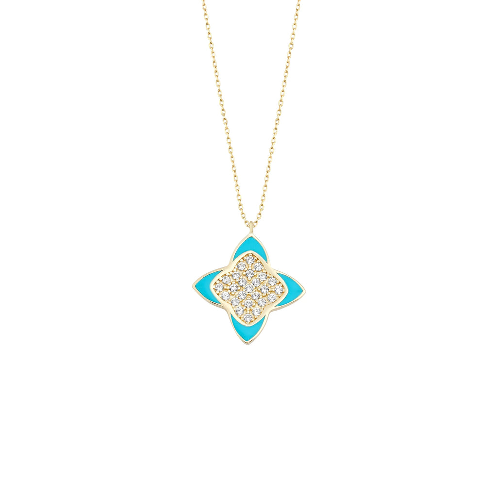 Mineli Geometrik Kolye - O'an Jewelry