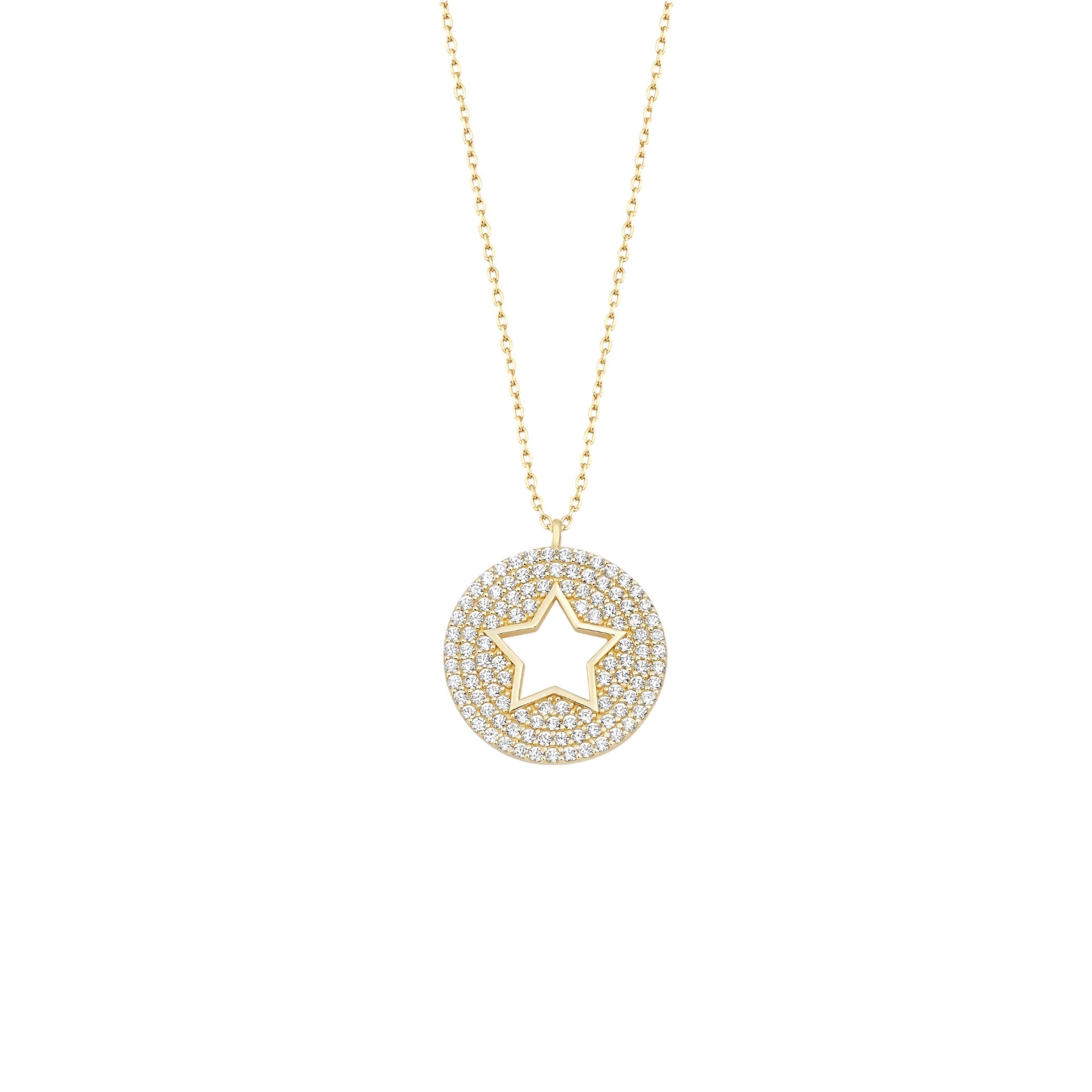 Yuvarlak Yıldız Kolye - O'an Jewelry