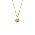 Minimal Taşlı Yuvarlak Kolye - O'an Jewelry