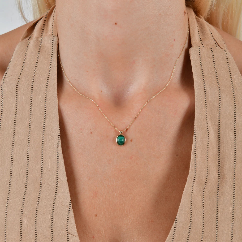 Malahit Kolye - O'an Jewelry