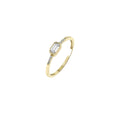 Baget Taşlı Minimal Yüzük - O'an Jewelry