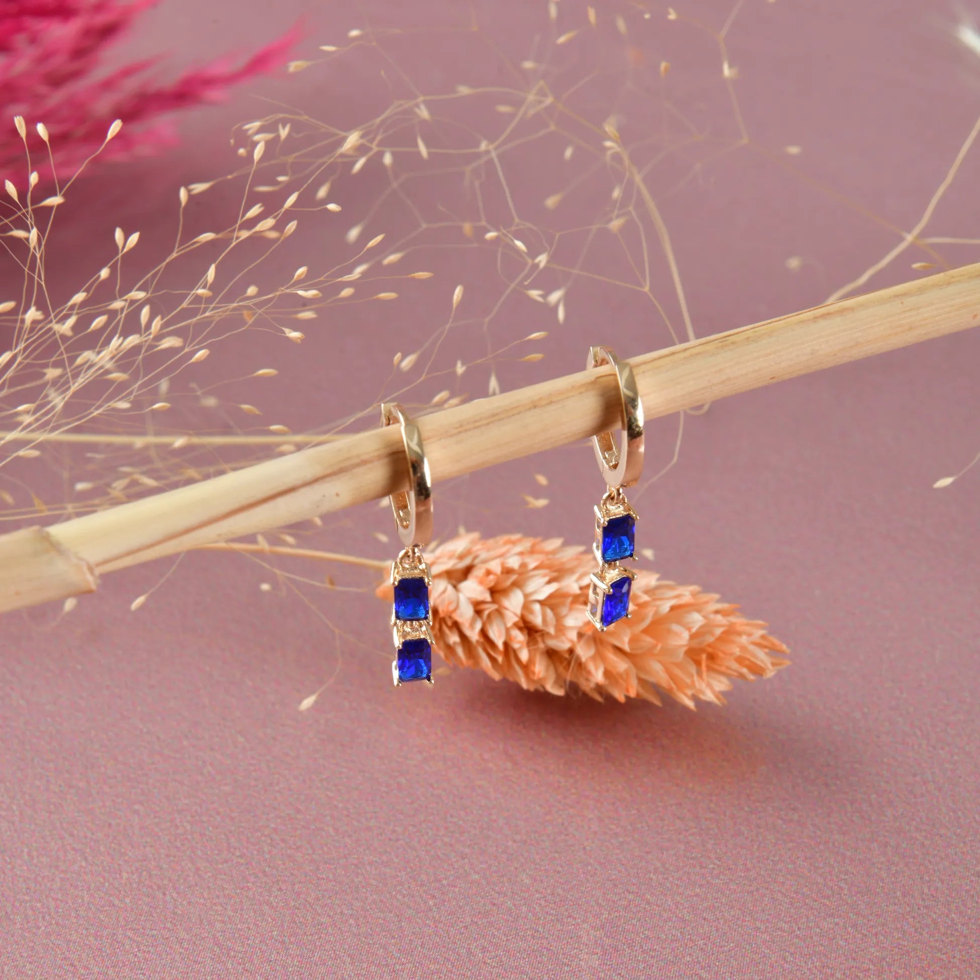Safir Küpe - O'an Jewelry