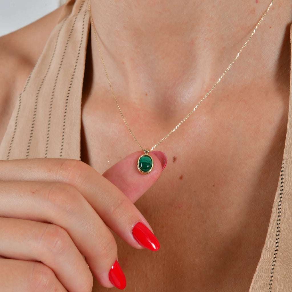 Malahit Kolye - O'an Jewelry