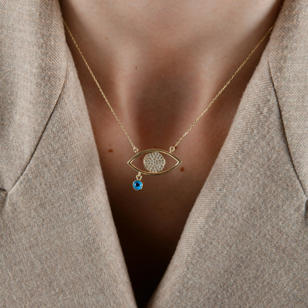 Sallantılı Göz Kolye - O'an Jewelry