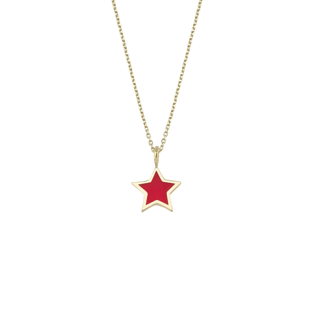 Minimal Mineli Yıldız Kolye - O'an Jewelry