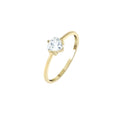 Üçgen Kesim Tek Taş Yüzük - O'an Jewelry