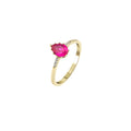 Kırmızı Damla Taşlı Yüzük - O'an Jewelry