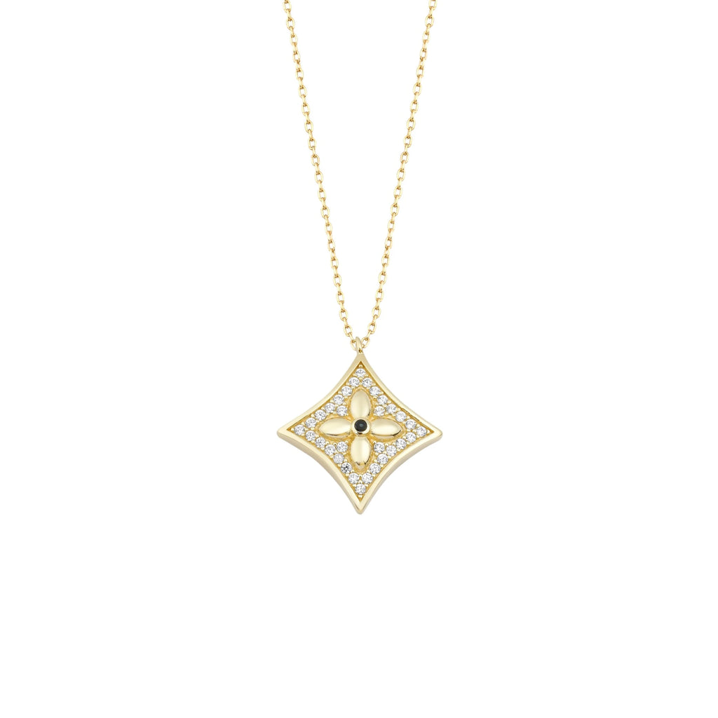 Minimal Çiçek Kolye - O'an Jewelry