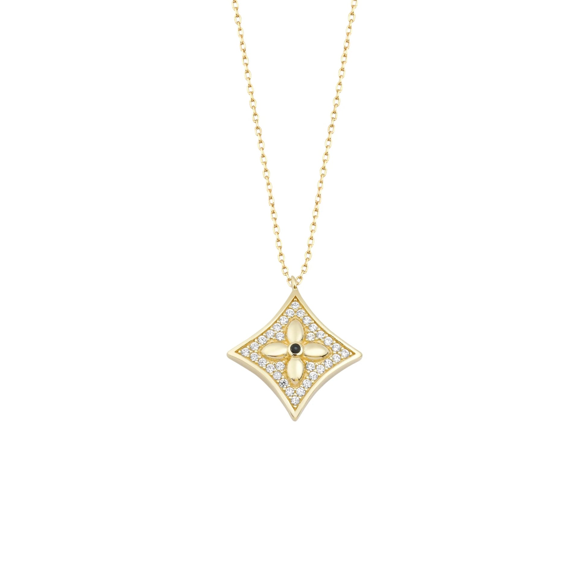 Minimal Çiçek Kolye - O'an Jewelry