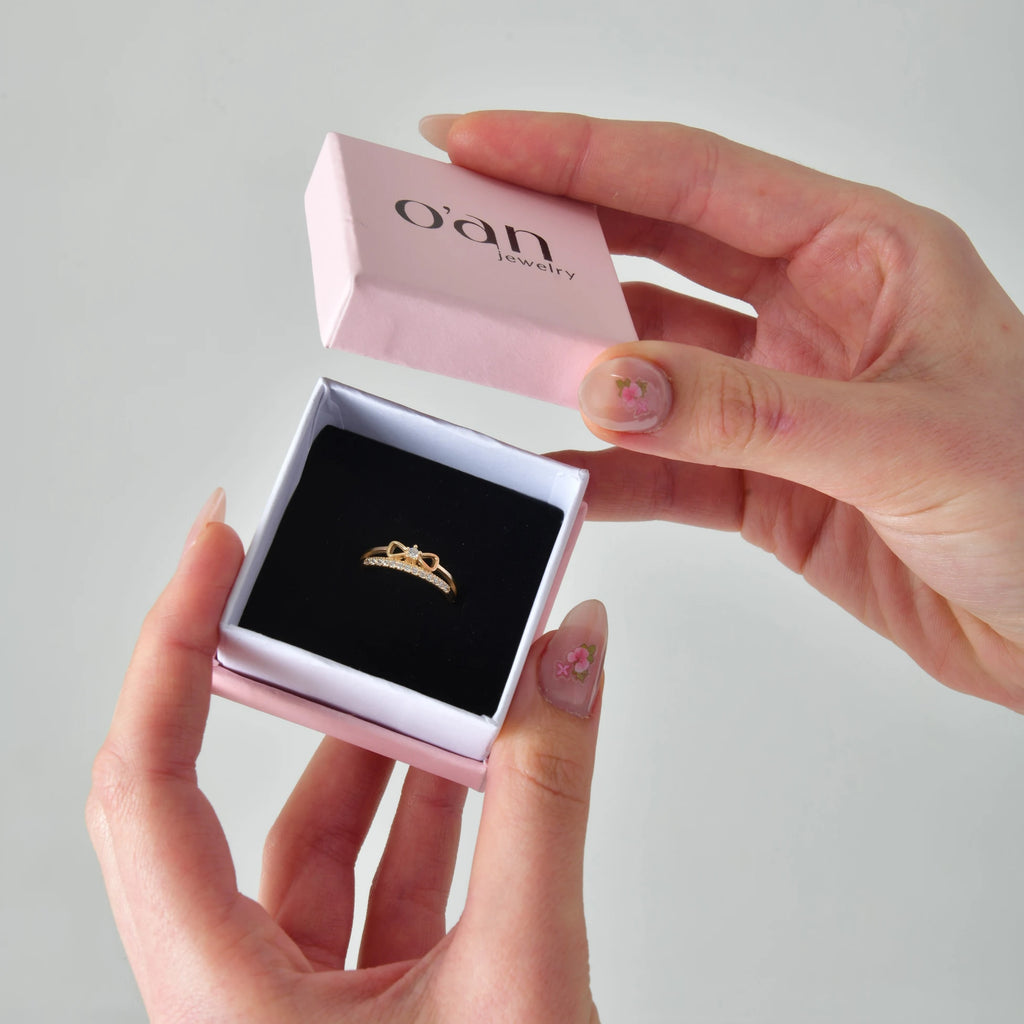 Minimal Fiyonk Yüzük - O'an Jewelry