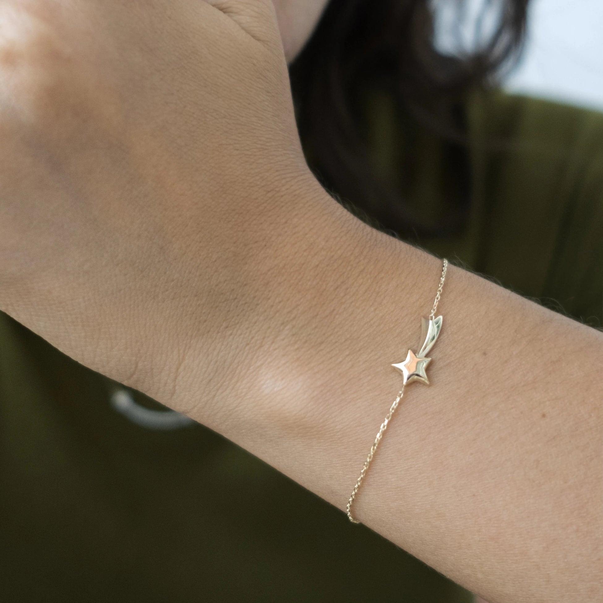 Mineli Kuyruklu Yıldız Bileklik - O'an Jewelry