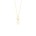 İkili Sallantılı Yıldız Kolye - O'an Jewelry