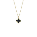 Minimal Mineli Yonca Kolye - O'an Jewelry