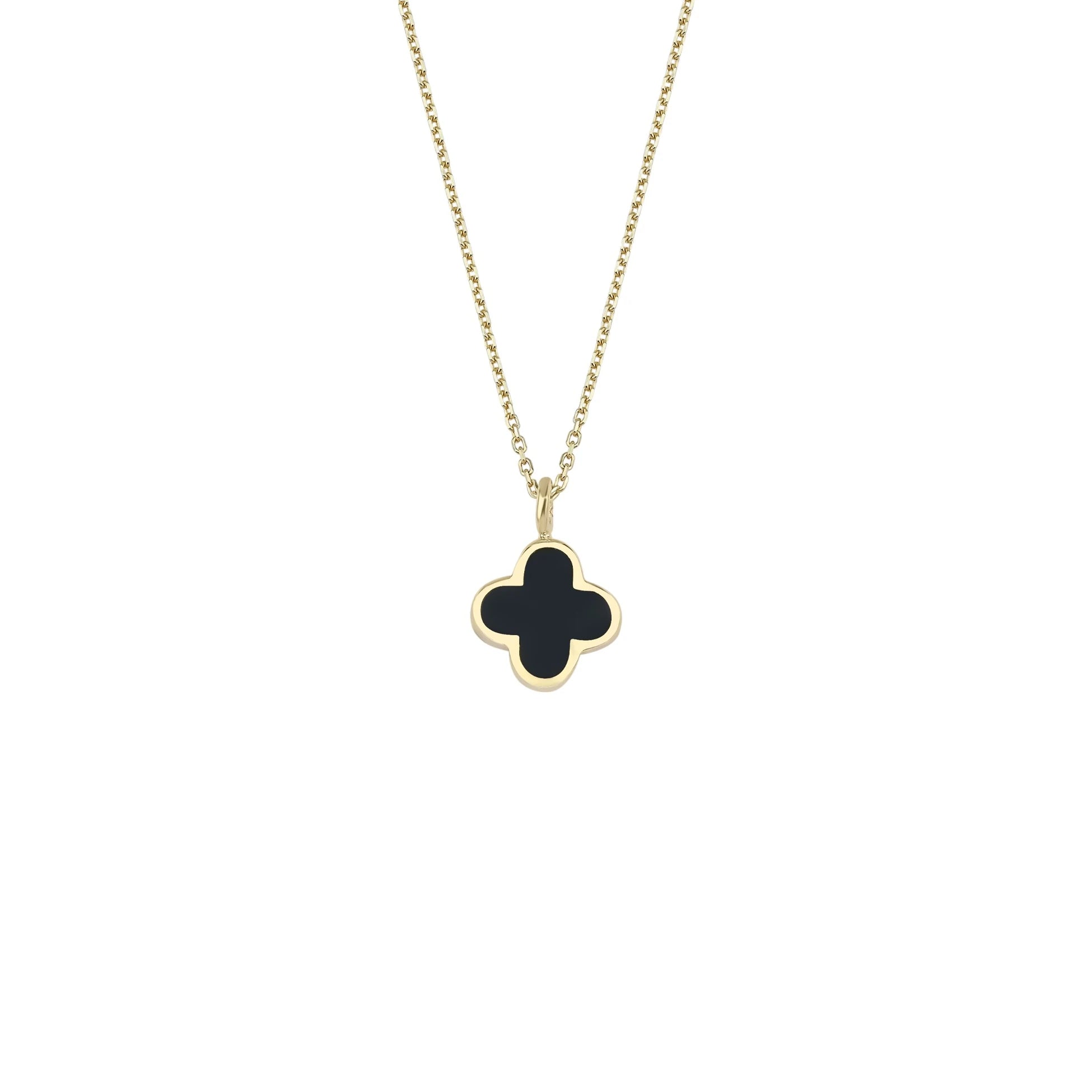 Minimal Mineli Yonca Kolye - O'an Jewelry