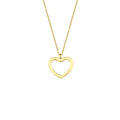 Minimal Taşsız Kalp Kolye - O'an Jewelry