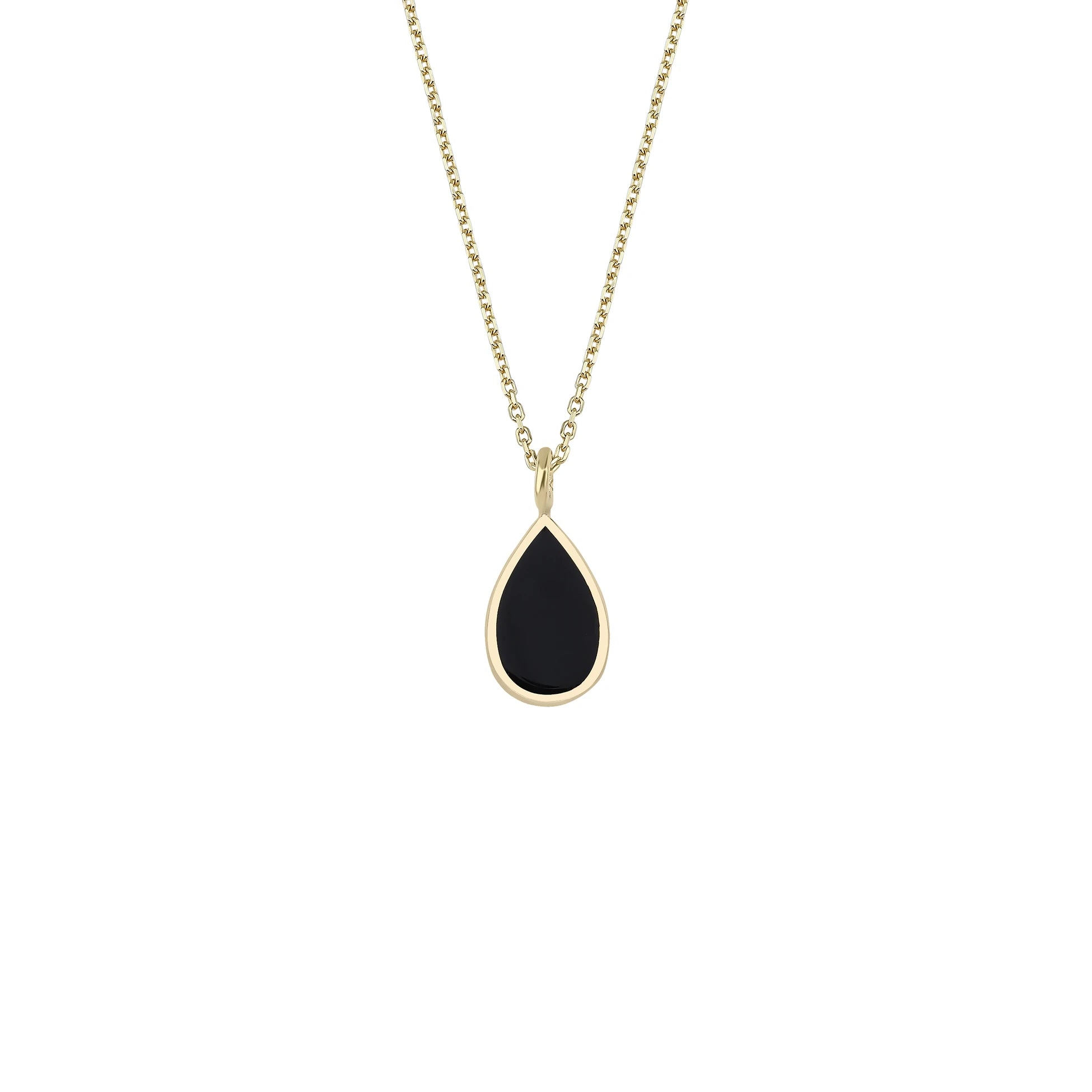 Minimal Mineli Damla Kolye - O'an Jewelry