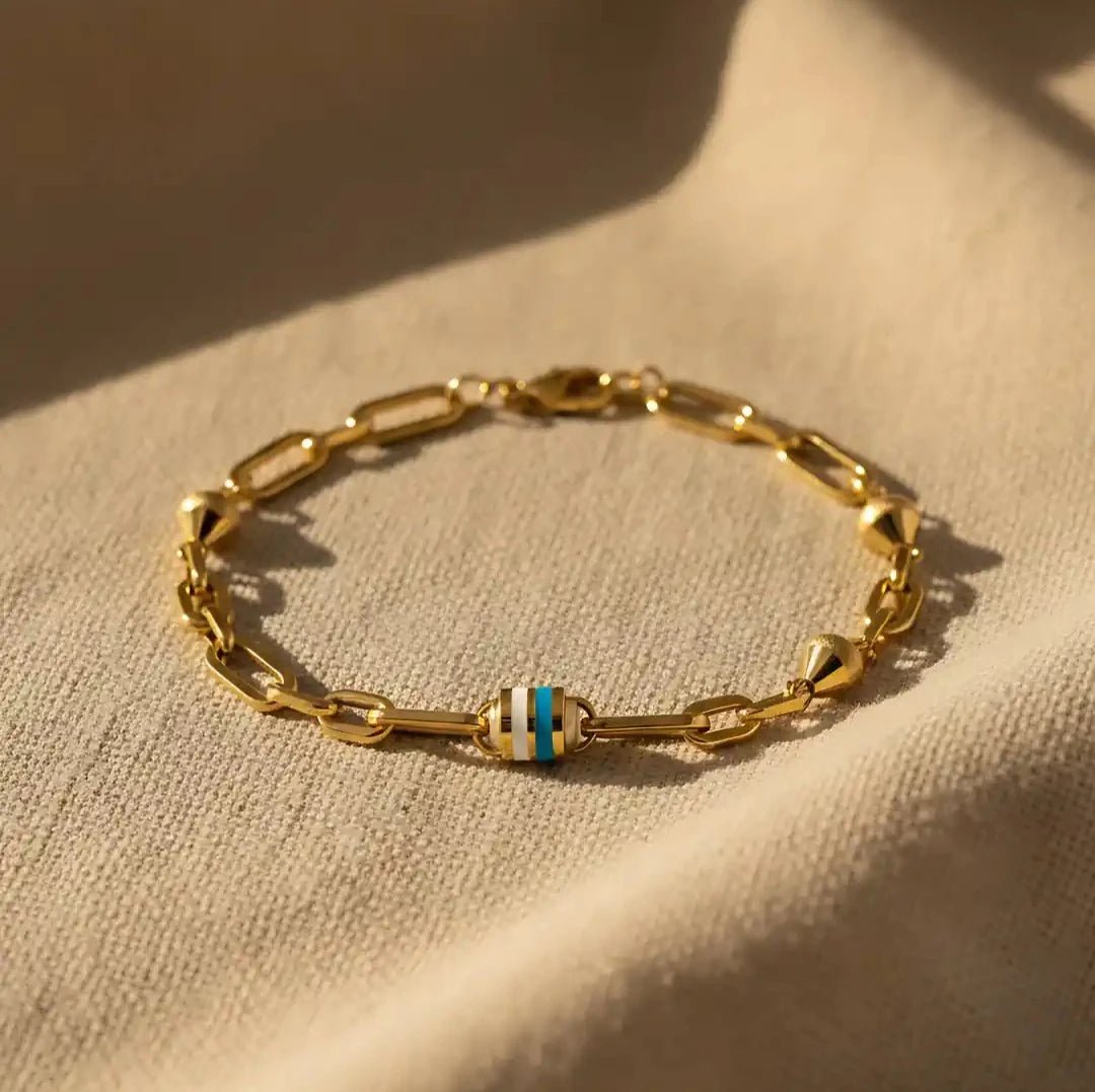 Mineli Zincir Bileklik - O'an Jewelry
