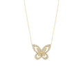 Taşlı Kelebek Kolye - O'an Jewelry