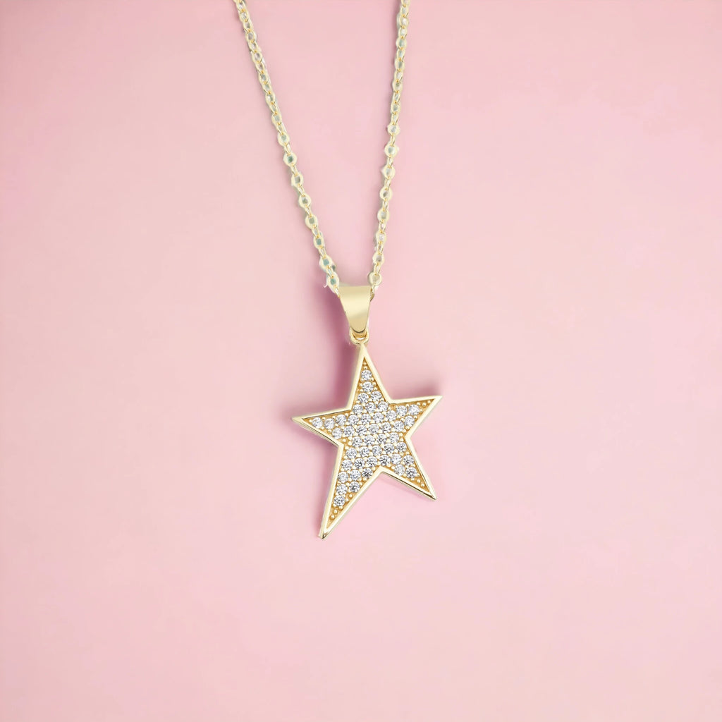 Taşlı Yıldız Kolye - O'an Jewelry