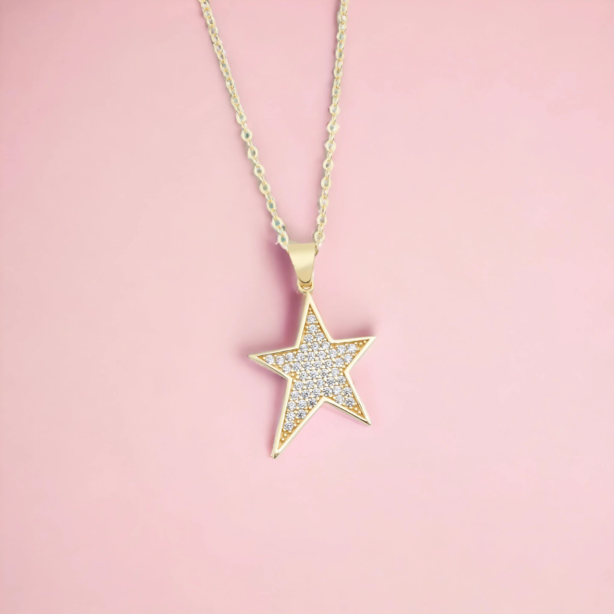 Taşlı Yıldız Kolye - O'an Jewelry