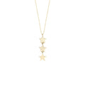 Üçlü Sallantılı Yıldız Kolye - O'an Jewelry