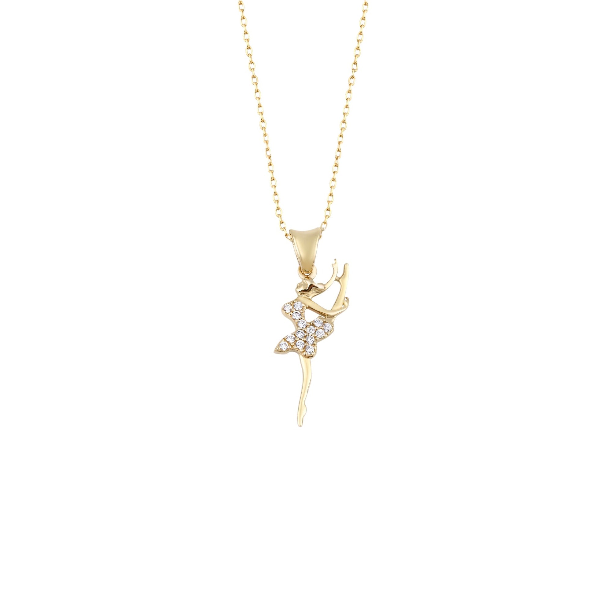 Taşlı Balerin Kolye - O'an Jewelry