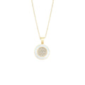 Mineli Taşlı Yuvarlak Kolye - O'an Jewelry