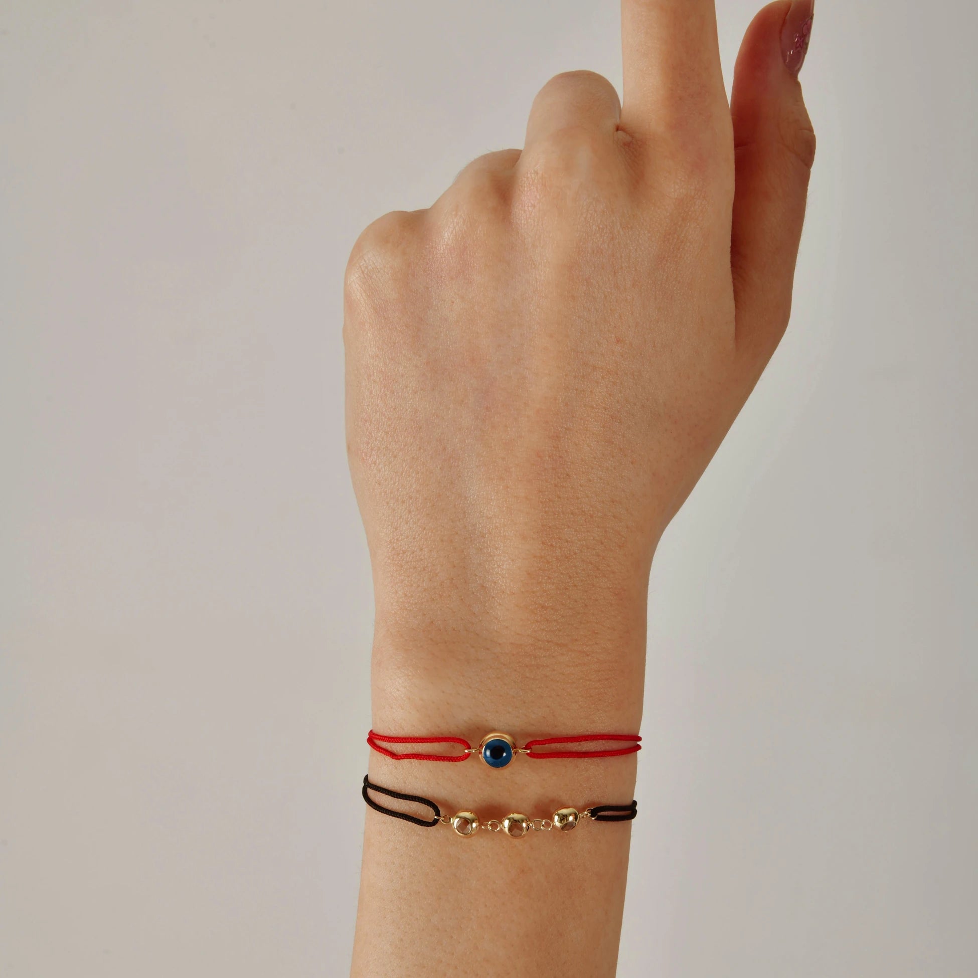 Üç Taş İpli Bileklik - O'an Jewelry
