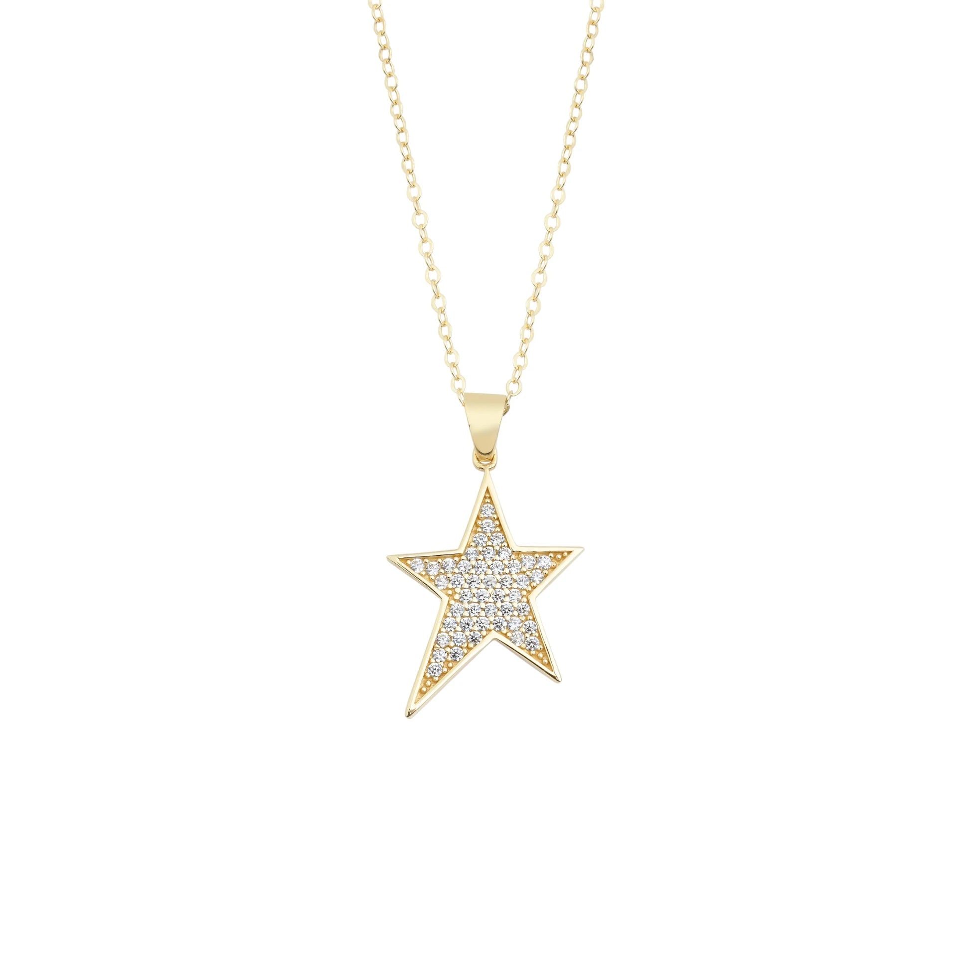 Taşlı Yıldız Kolye - O'an Jewelry